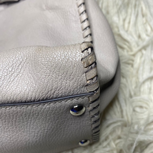 MICHAEL KORS HAMILTON EAST WEST PEARL WHIPPED STITCH TOTE BAG SATCHEL - Picture 2 of 16